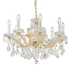 KOLARZ Maria Louise luster, goud 24 kt, 8-lamps