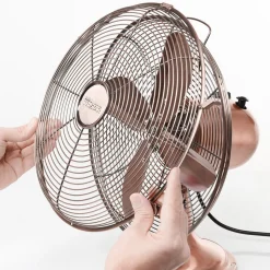 Koperen glanzende tafelventilator VE5970