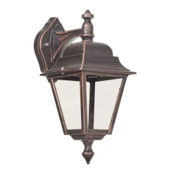 Koperkleurige buitenwandlamp Toulouse, hanglamp
