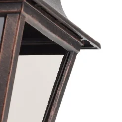 Koperkleurige buitenwandlamp Toulouse, hanglamp