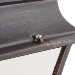 Koperkleurige buitenwandlamp Toulouse, hanglamp