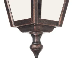 Koperkleurige buitenwandlamp Toulouse, hanglamp