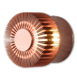 Koperkleurige LED-buitenwandlamp Monza