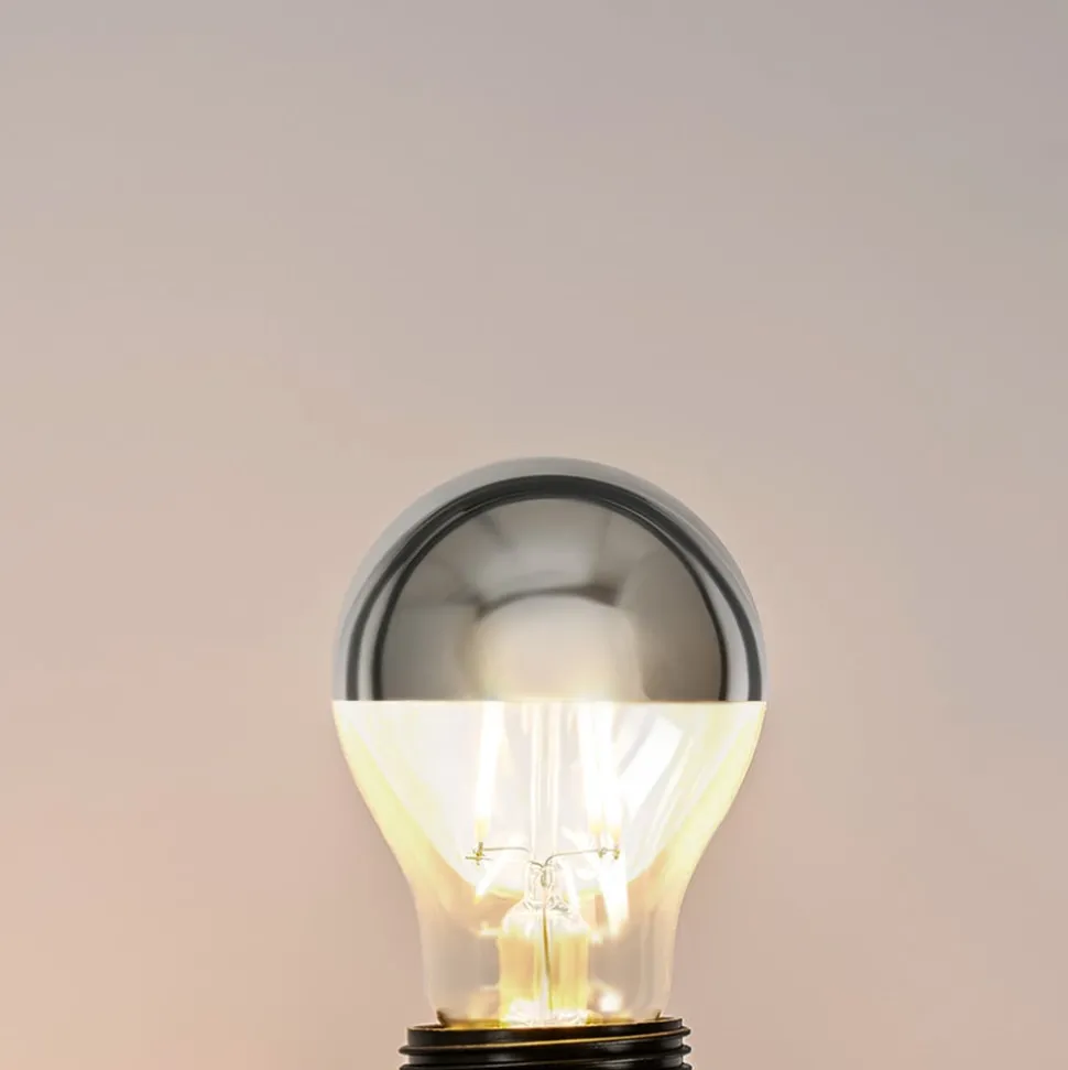 Kopspiegellamp A60, E27 3,5W, 2700K zilver