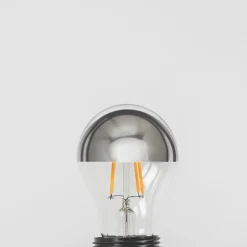 Kopspiegellamp A60, E27 3,5W, 2700K zilver
