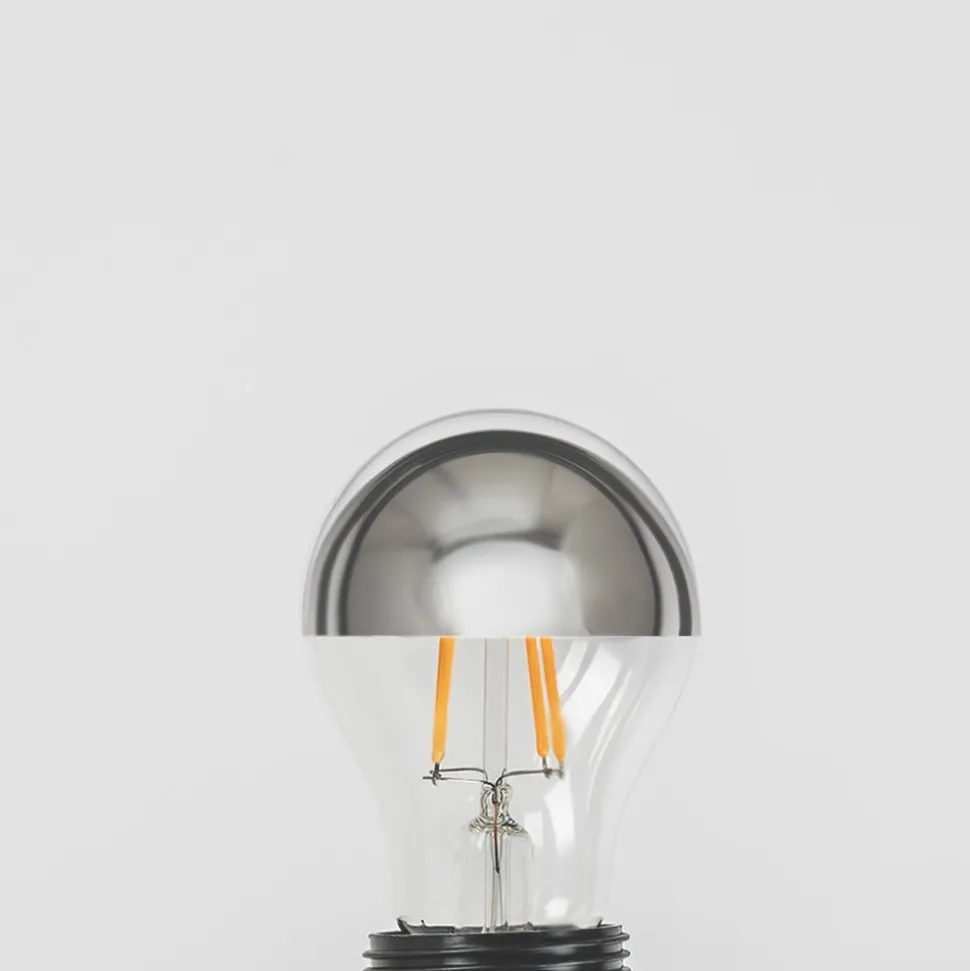 Kopspiegellamp A60, E27 3,5W, 2700K zilver