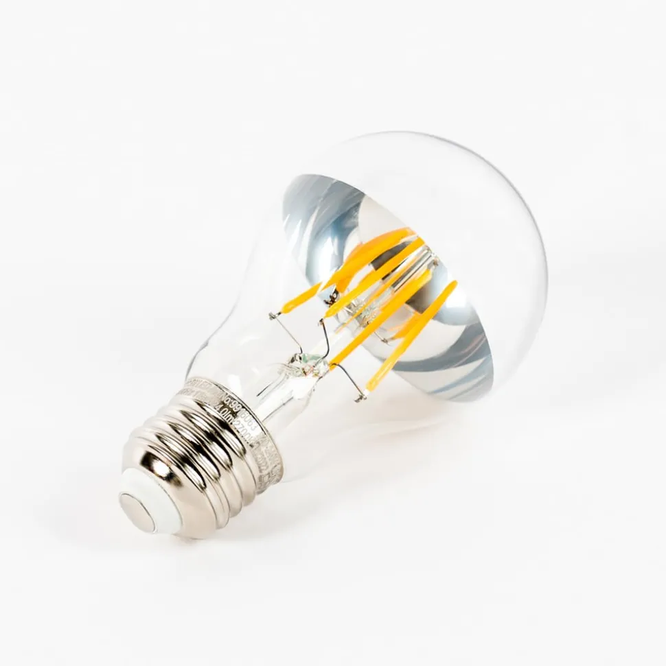 Kopspiegellamp A60, E27 3,5W, 2700K zilver