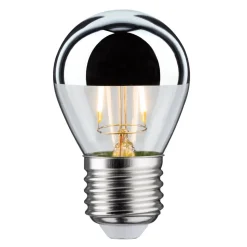 Kopspiegellamp E27 druppel 827silver 2.6W