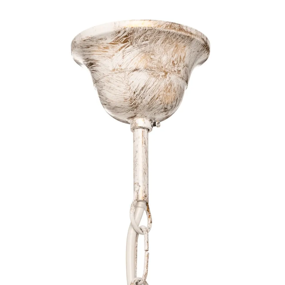 Kristallen kroonluchter Teresa, ivoor 8-lamps