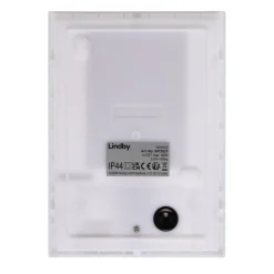 Kristian buitenwandlamp van roestvrij staal met strips