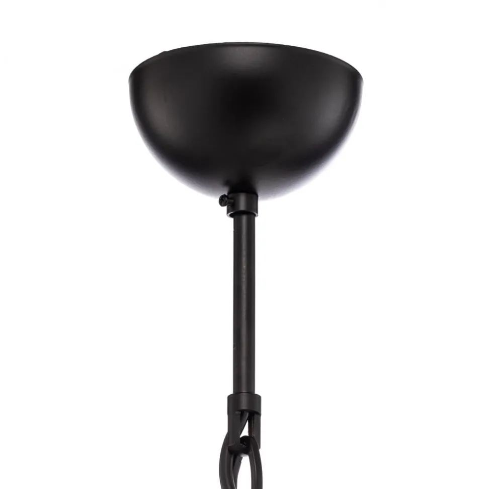 Kroonluchter AV-7002-1876-6BSY met glazen kappen