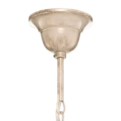 Kroonluchter Ayleen 6-lamps 1 niveau, wit