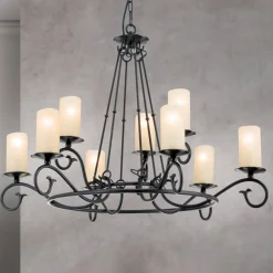 Kroonluchter Bente, 9-lamps