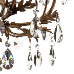 Kroonluchter Botte van metaal 5-lamps brons