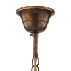 Kroonluchter Botte van metaal 5-lamps brons