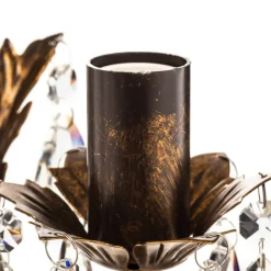 Kroonluchter Botte van metaal 5-lamps brons