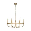 Kroonluchter Capitol Hill, 6-lamps, messing