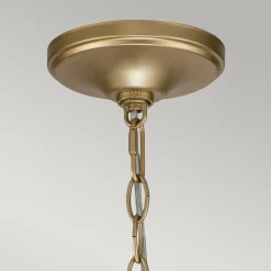 Kroonluchter Capitol Hill, 6-lamps, messing