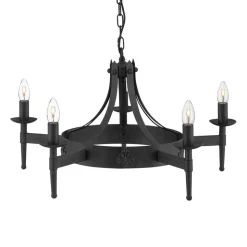 Kroonluchter Cartwheel II, 5-lamps