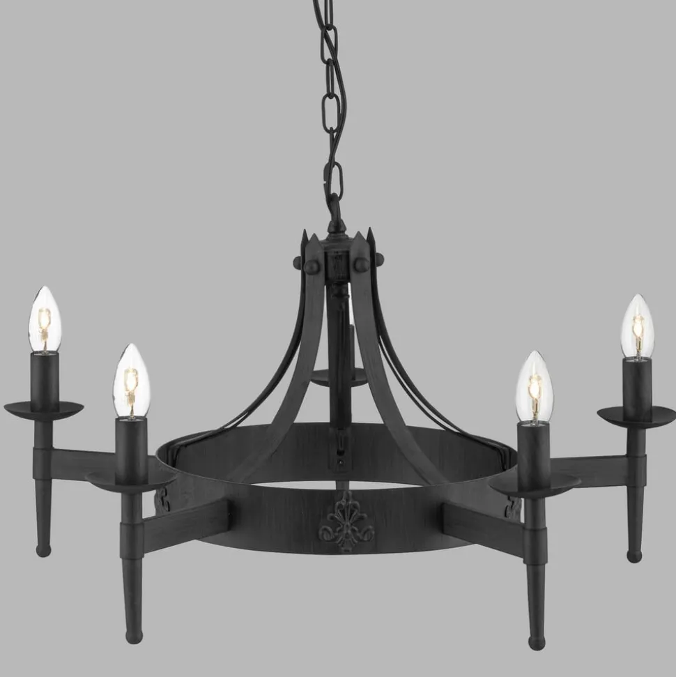 Kroonluchter Cartwheel II, 5-lamps