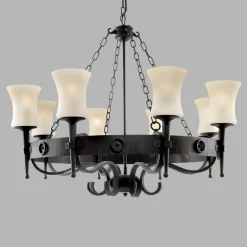 Kroonluchter Cartwheel, 8-lamps