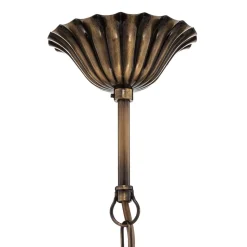 Kroonluchter Castle, licht gepatineerd, Ø 62 cm, metaal, 6-lamps.