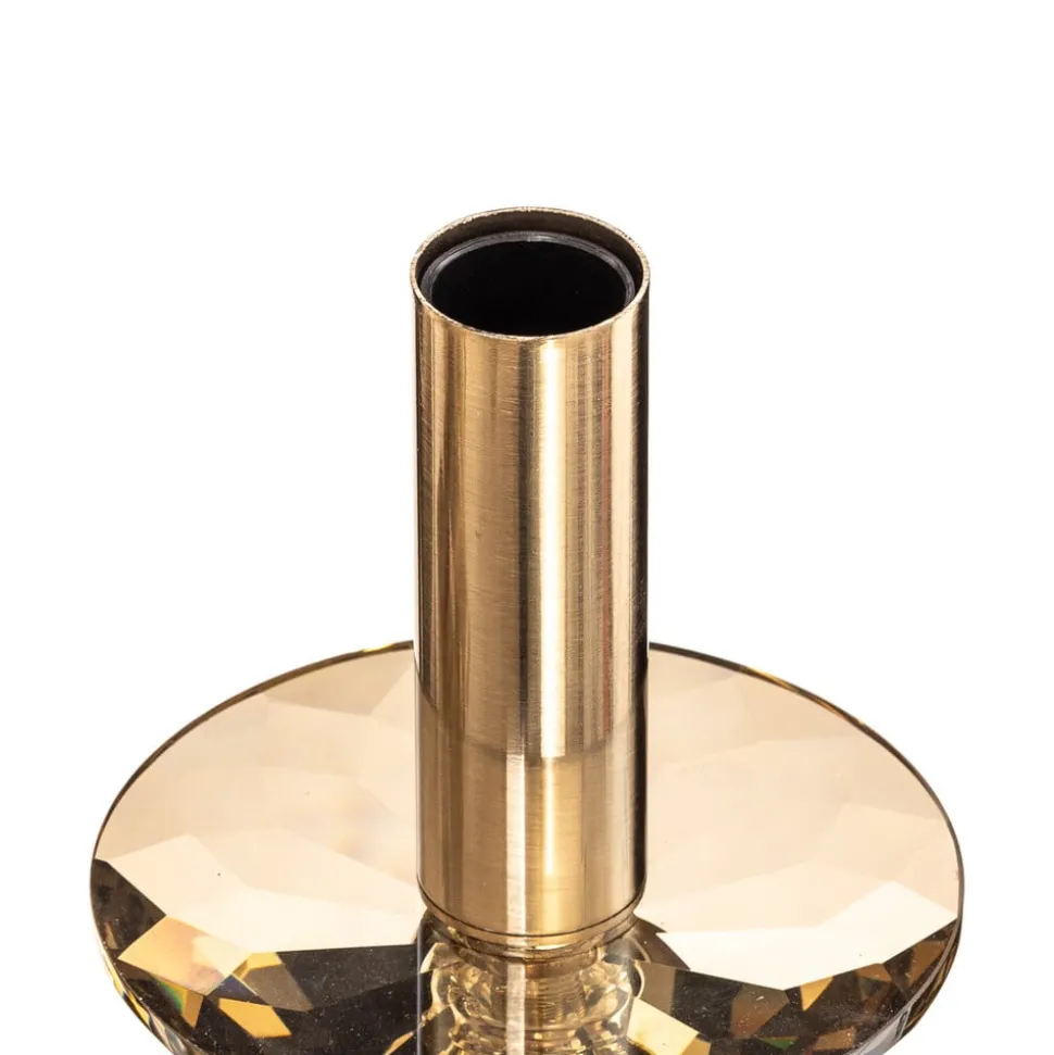 Kroonluchter Castro, antiek messing, 5-lamps