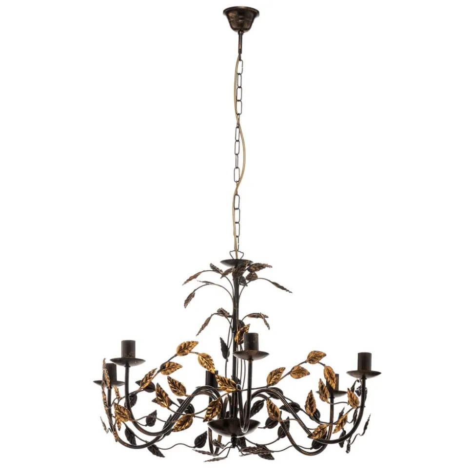 Kroonluchter Collana metaal 6-lamps brons