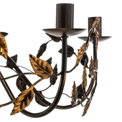 Kroonluchter Collana metaal 6-lamps brons