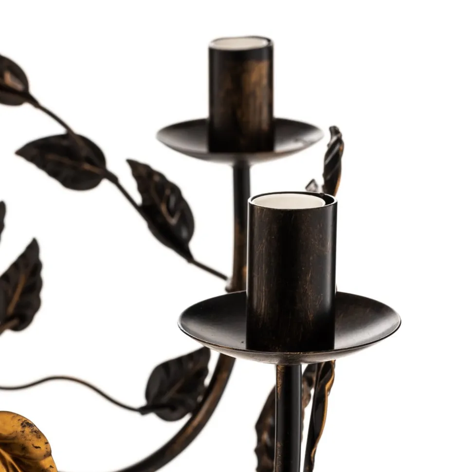 Kroonluchter Collana metaal 6-lamps brons