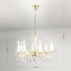 Kroonluchter Dolores 8-lamps