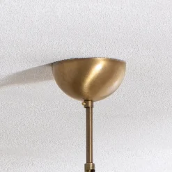 Kroonluchter Elizabeth Ø80cm metaal/kristal 8flg. antiek goud