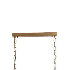 Kroonluchter Elizabeth 105x55 cm metaal/glas 8flg. antiek goud