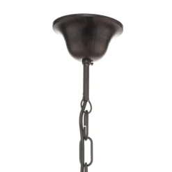 Kroonluchter Fiamma Marrone 5-lamps zonder kappen