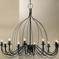 Kroonluchter FILO, 10-lichts, 100 cm