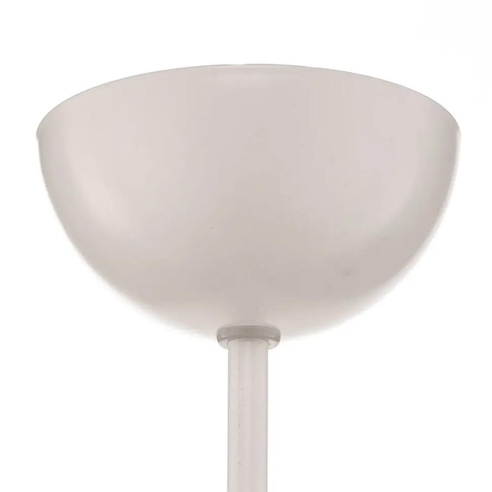 Kroonluchter Foreman 3-lamps, wit-koper