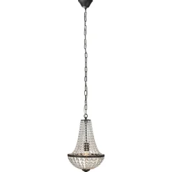 Kroonluchter Gränsö, zwart, IP20, Ø 30 cm