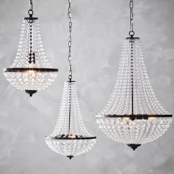 Kroonluchter Gränsö, zwart, IP20, Ø 30 cm