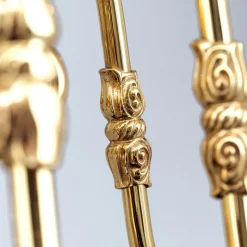 Kroonluchter IMKE, gepolijst messing, 8-lichts