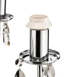 Kroonluchter Jacqueline, 6-lamps, wit