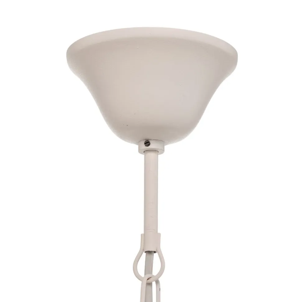 Kroonluchter Kandela, 5-lamps, wit