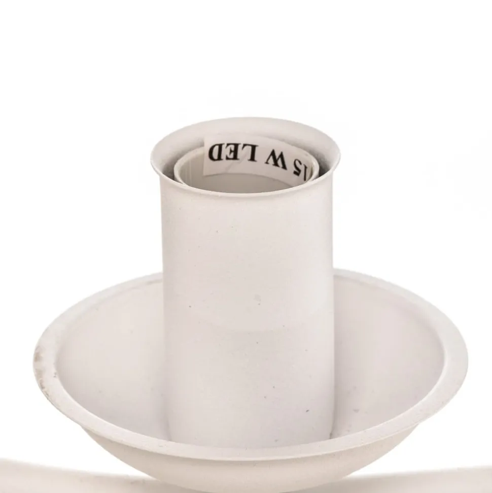 Kroonluchter Kandela, 5-lamps, wit