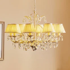 Kroonluchter Karen 8-lamps ivoor