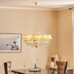 Kroonluchter Karen 8-lamps ivoor