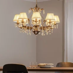 Kroonluchter Karen 8-lamps brons