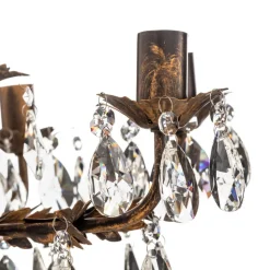 Kroonluchter Karen 8-lamps brons