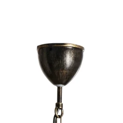 Kroonluchter Korfu, 3-lamps, goudkleurig antiek, Ø 68 cm