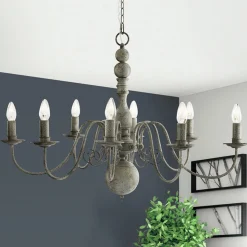 Kroonluchter Lasse - 8 lichtbr.