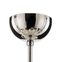 Kroonluchter Londen chroom/crème, 5-lamps