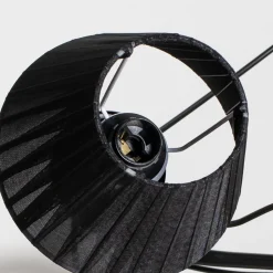 Kroonluchter Loris in zwart, 5-lamps